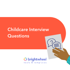 Childcare and Preschool Staff Interview Questions Template